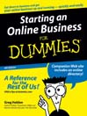 Cover image for Starting an Online Business for Dummies